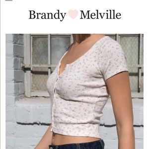 Rare Rose Zelly Top Brandy Melville